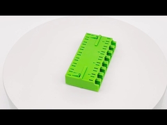 One Piece Type 8 Port Asymmetric Flangeless LC Fiber Optic Adapter