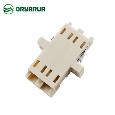 FTTH One Piece Type LC Duplex Adapter With Flange