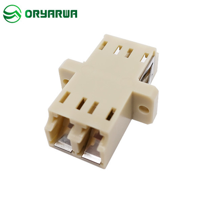 Duplex LC Fiber Optic Adater With Inner Shutter Eye Protection