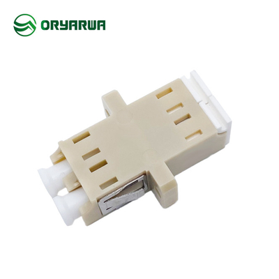 Duplex LC Fiber Optic Adater With Inner Shutter Eye Protection