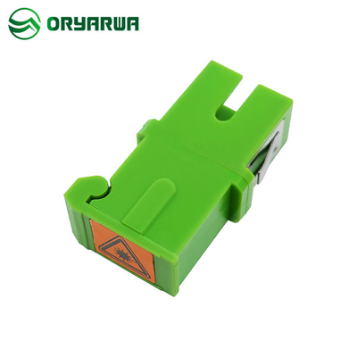 Outer Shutter Simplex SC To SC Fiber Coupler Flangeless For Telecom Network